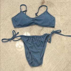 Target Blue Bikini Set Classic Swimwear